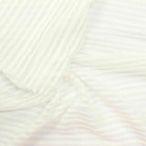 Yarn-Dyed Viscose Polyester Stretch Chunky Knit Fabric, 154 gsm, 170 cm — White — photo 3