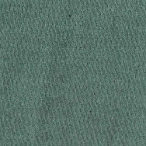 Brushed Cotton Polyester French Terry Fabric, 260 gsm, 165 cm — Green