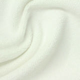 100% Polyester French Terry Fabric, 250 gsm, 150 cm — White — photo 3