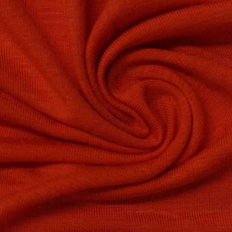 Viscose Stretch Jersey Knit Fabric, 176 gsm, 170 cm — Orange