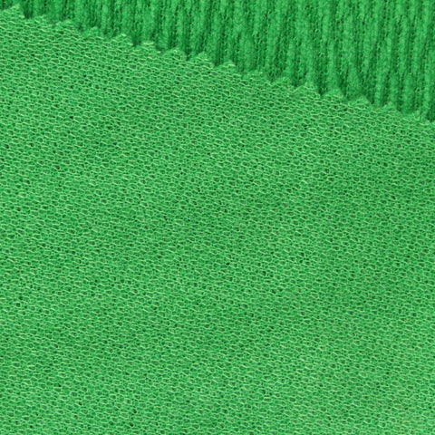 Jacquard Polyester Stretch Knit Fabric, 380 gsm, 165 cm — Green, ref EF-242051