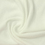 Polyester Viscose Stretch Waffle Knit Fabric, 135 gsm, 160 cm — Beige — photo 3