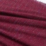 Deep Red Marl Jersey Knit, Viscose — photo 3