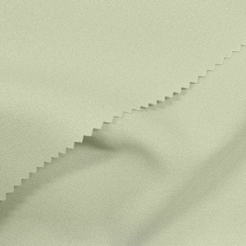 100% Polyester Linen-Look Fabric, 203 gsm — Green