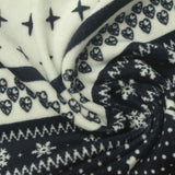 Cream Geometric Warp Knit, Polyester — photo 3
