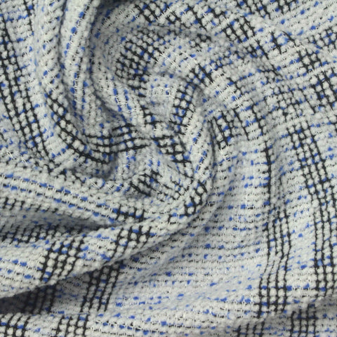 Black Grid Chenille, Polyester