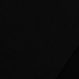 Brushed 100% Polyester Interlock Knit Fabric, 189 gsm, 160 cm — Black — photo 3