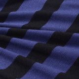 Black Stripes Jersey Knit, Viscose — photo 3