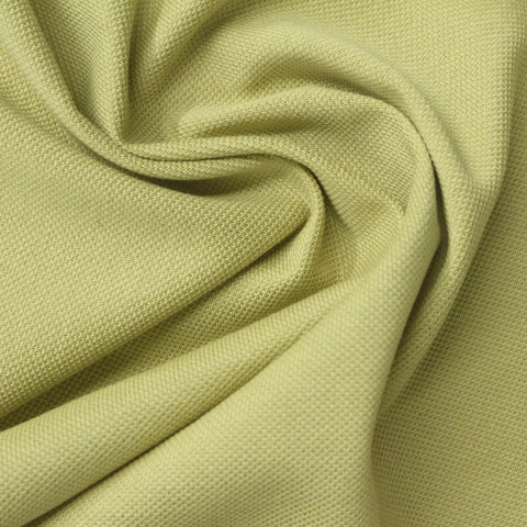 100% Cotton Piqué Knit Fabric, 200 gsm, 180 cm — Khaki