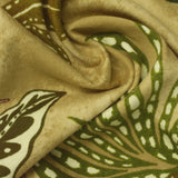 Green Leaves Jersey Knit, Cotton — photo 3