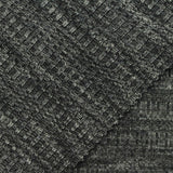 Dark Grey Marl Rib Knit, Poly-Viscose — photo 3