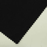 Polyester Viscose Stretch Scuba Knit Fabric, 300 gsm — Black — photo 3
