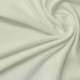 Viscose Stretch Rib Knit Fabric, 200 gsm, 140 cm — Beige — photo 3