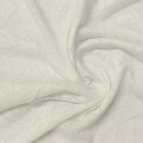 Jacquard Polyester Viscose Jersey Knit Fabric, 120 gsm, 135 cm — Beige