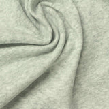 Light Grey Marl Rib Knit, Cotton — photo 3