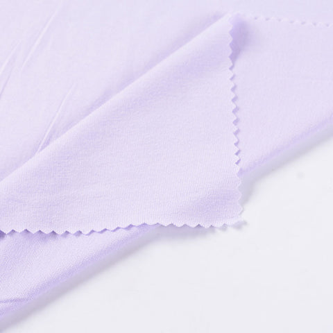 Viscose Stretch Jersey Knit Fabric, 175 gsm, 175 cm — White