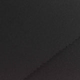 Brushed Polyester Stretch Knit Fabric, 210 gsm, 150 cm — Black — photo 3