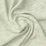 Light Grey Marl Rib Knit, Viscose — photo 3