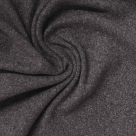Dark Grey Marl Velvet, Polyester, 200 gsm