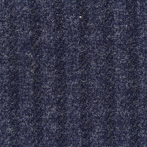 Blue Marl Rib Knit, 315 gsm