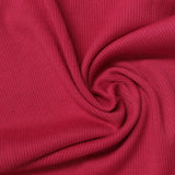 Polyester Stretch Rib Knit Fabric, 300 gsm, 124 cm — Pink — photo 3