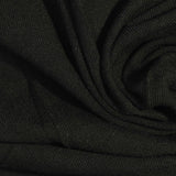 Polyester Viscose Stretch Jersey Knit Fabric, 180 gsm, 165 cm — Black — photo 3
