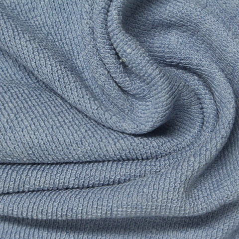 Polyester Cotton Jersey Knit Fabric, 255 gsm, 150 cm — Blue