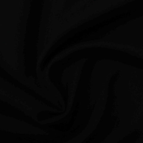 Nylon Stretch Knit Fabric, 266 gsm, 160 cm — Black