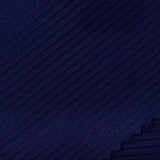 Polyester Stretch Knit Fabric, 350 gsm, 155 cm — Navy — photo 3
