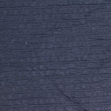 Striped Brushed Polyester Stretch Crepe Fabric, 310 gsm, 148 cm — Navy — photo 3