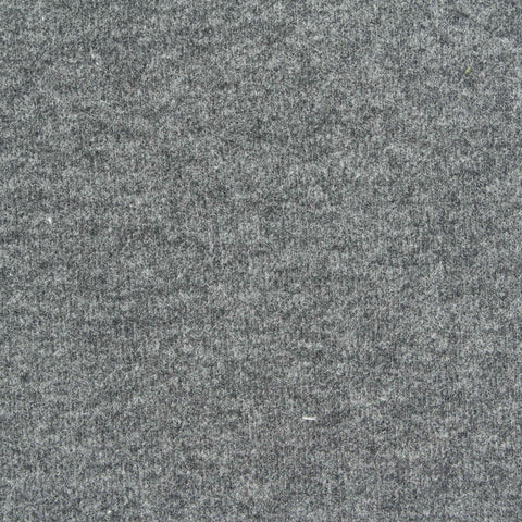 Grey Marl Rib Knit, Poly-Cotton, 270 gsm
