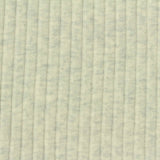 Light Grey Marl Rib Knit, Cotton — photo 3