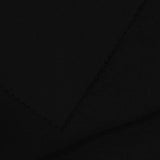 Viscose Polyester Stretch Bengaline Fabric, 222 gsm — Black — photo 3