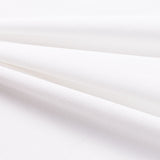 Polyester Stretch Linen-Look Fabric, 130 gsm, 150 cm — White — photo 3