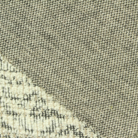 Dark Grey Abstract Bouclé, Cotton-Poly, 300 gsm