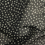 White Dots Chiffon, Polyester — photo 3