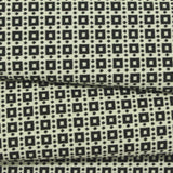 Black Geometric-Square Bengaline, Viscose-Poly — photo 3