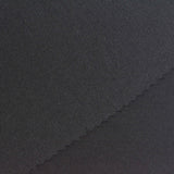 Polyester Viscose Stretch Scuba Knit Fabric, 320 gsm, 160 cm — Black — photo 3