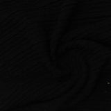 Jacquard Viscose Polyester Stretch Knit Fabric, 280 gsm, 170 cm — Black — photo 3