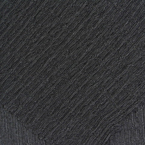 Dark Grey Textured Crepe, Polyester