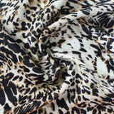 Black Leopard Woven, Polyester — photo 3