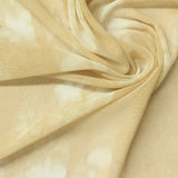 Light Beige Tone-on-Tone Floral Mesh, Polyester — photo 3
