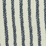 Dark Blue Stripes Rib Knit, Polyester — photo 3