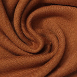Polyester Cotton French Terry Fabric, 260 gsm, 150 cm — Brown — photo 3