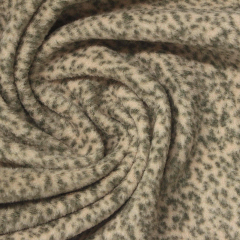 Grey Animal Print Chunky Knit, Polyester