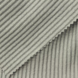 Brushed Polyester Viscose Stretch Rib Knit Fabric, 280 gsm, 155 cm — Grey — photo 3