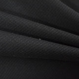 100% Polyester Knit Fabric, 277 gsm, 63 cm — Black — photo 3