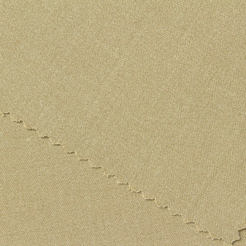Polyester Viscose Stretch Woven Fabric, 217 gsm, 150 cm — Khaki