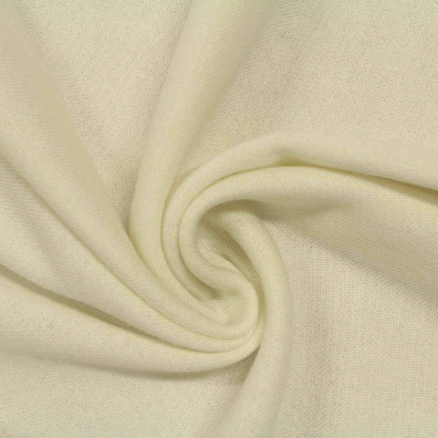 Polyester Viscose French Terry Fabric, 254 gsm, 175 cm — Beige