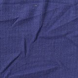 Viscose Stretch Rib Knit Fabric, 275 gsm, 130 cm — Navy — photo 3
